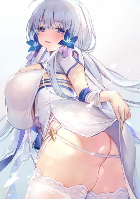 「気になりますか…?指揮官さま」
お題箱より「イラストリアス」
#アズールレーン 