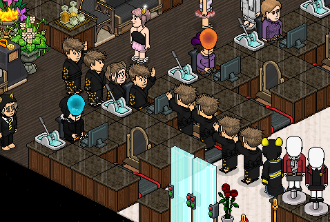 Interpol_Habbo's tweet photo. Interpol has been taken over by clones! Who is the original? 🧐 #Interpol #INThabbo #InterpolHabbo #habboagency #habbojob #habbo https://t.co/0qQFLZ73hI