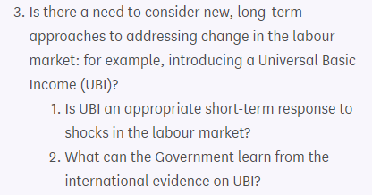 I can save the DWP select committee some time here  https://committees.parliament.uk/call-for-evidence/146/dwps-preparations-for-changes-in-the-world-of-work/