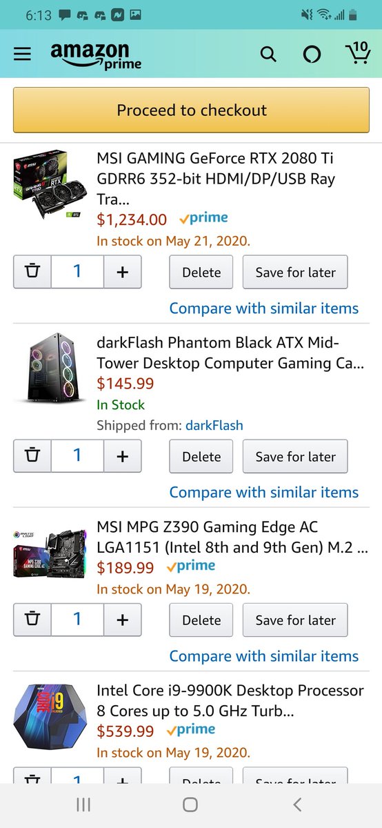 kluck_patrick's tweet image. My first build. Let's see how it goes.  #iaintscared #moreframes #pclife