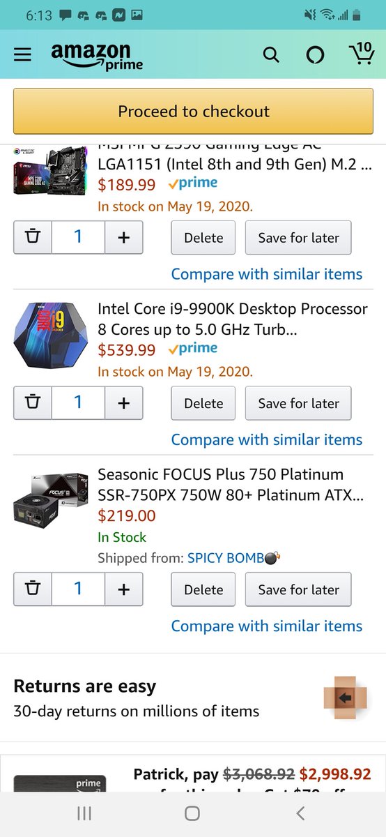 kluck_patrick's tweet image. My first build. Let's see how it goes.  #iaintscared #moreframes #pclife