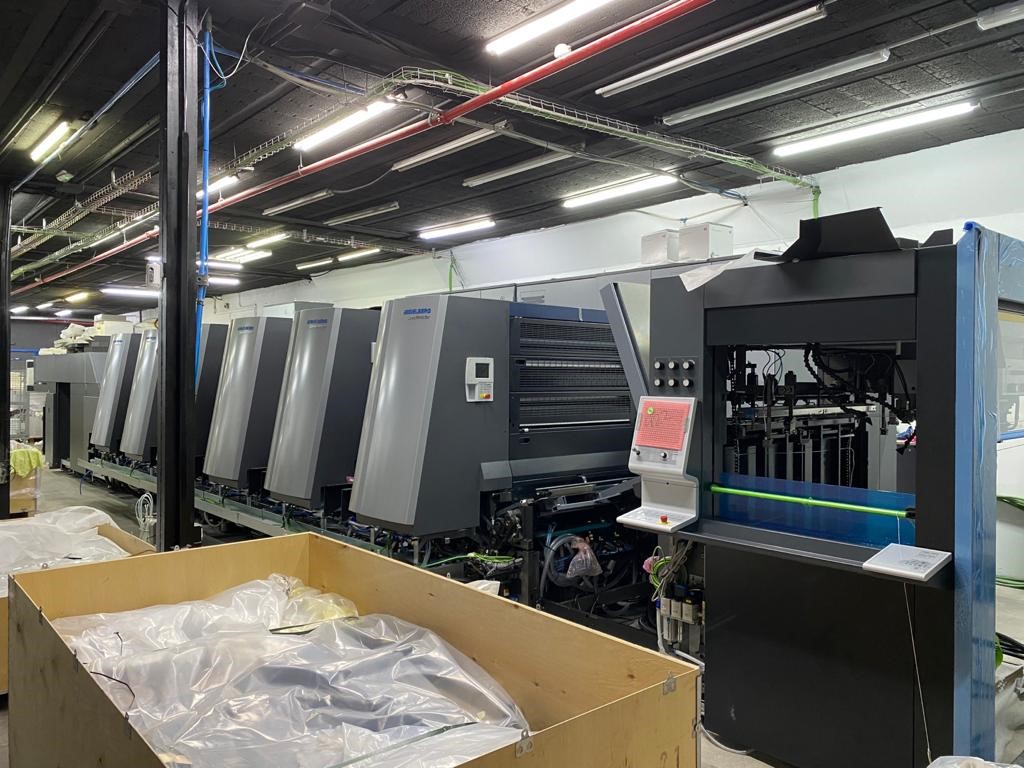 Empezamos con la instalación de esta nueva Speedmaster XL106, en Castellón. Estamos muy contentos de seguir instalando incluso en tiempos de incertidumbre. Gracias por su confianza. #conectadosconHeidelberg