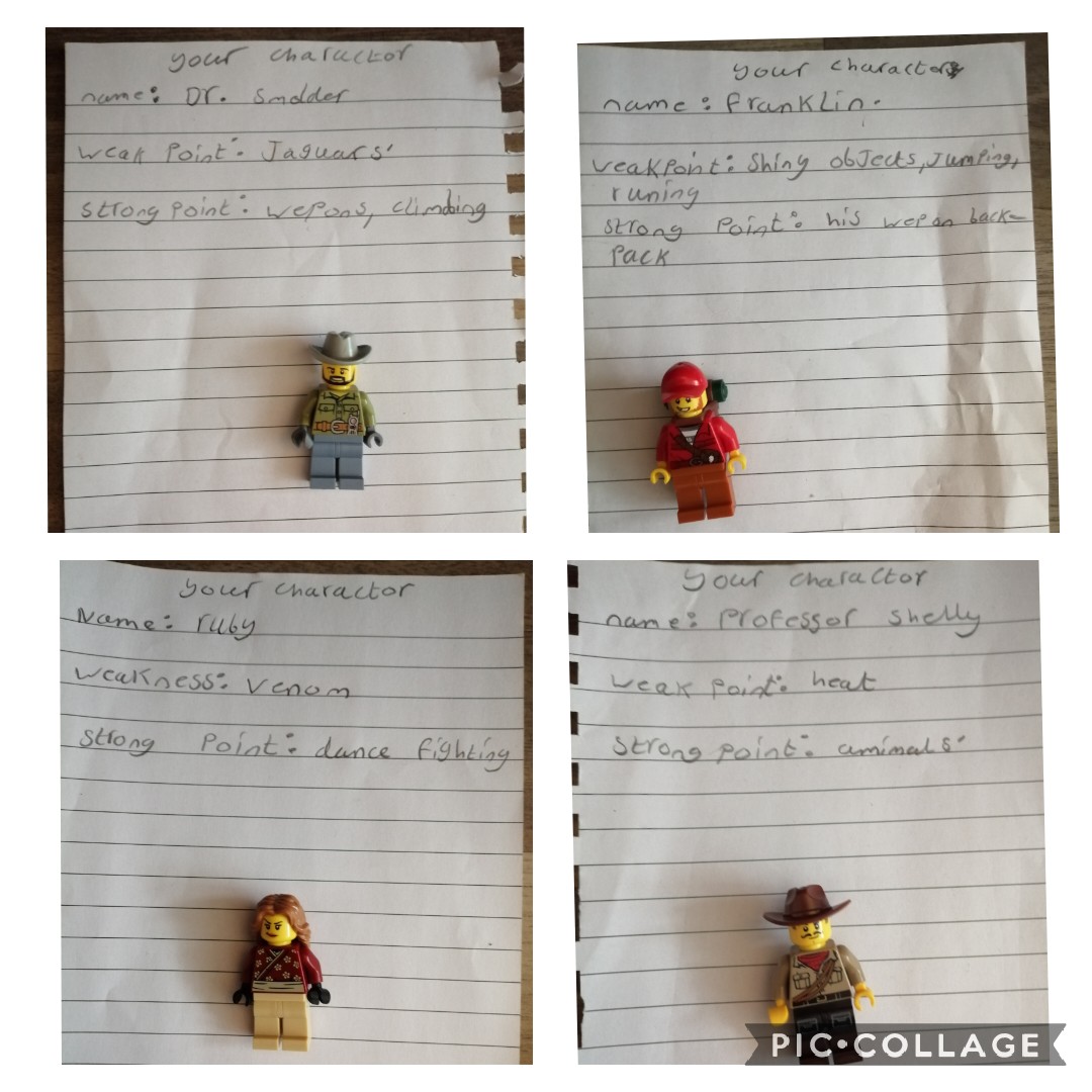 Kelly10201697's tweet photo. @Temple_Sutton for this week's projects, Charlie has made a lego jumanji game for us to play with character descriptions &amp; area instructions. Abbie has created an exercise routine for us to do!
#LIHTlearningchallenge https://t.co/YXsa8uc4nL