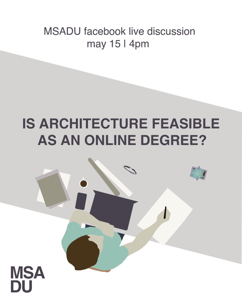 Announcing our first online event! Tune into our discussion tomorrow 16:00 on MSADU Facebook live!