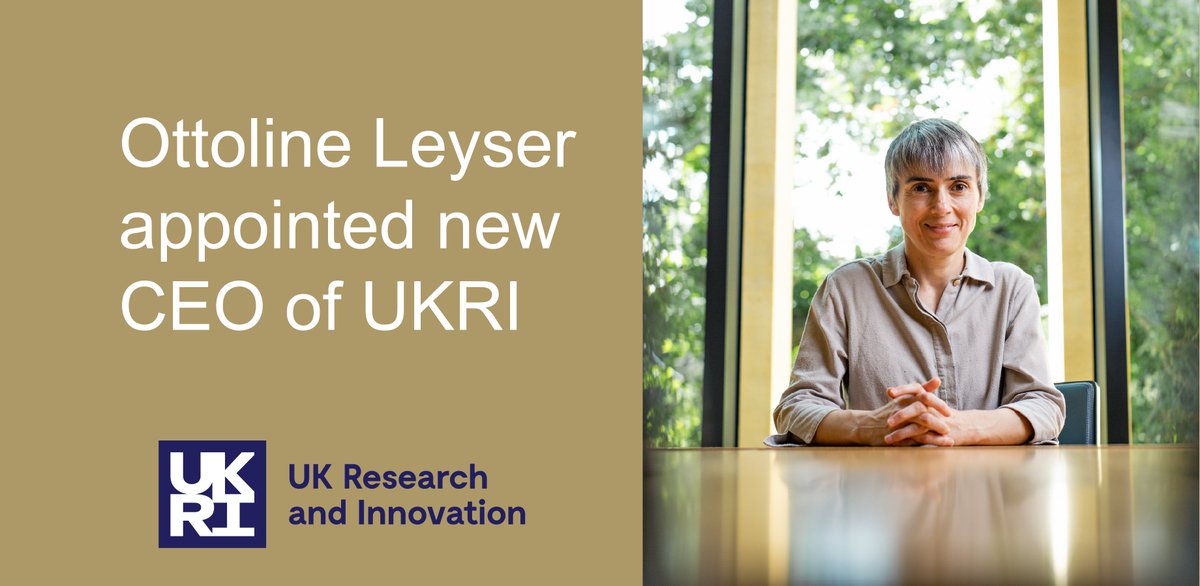 Congratulations to Professor Dame <a href="/OttolineLeyser/">Ottoline Leyser</a> on her appointment as new CEO of UK Research And Innovation (UKRI). Read announcement at gov.uk/government/new… and news on <a href="/slcuplants/">Sainsbury Laboratory Cambridge University (SLCU)</a> website slcu.cam.ac.uk/news/ottoline-…