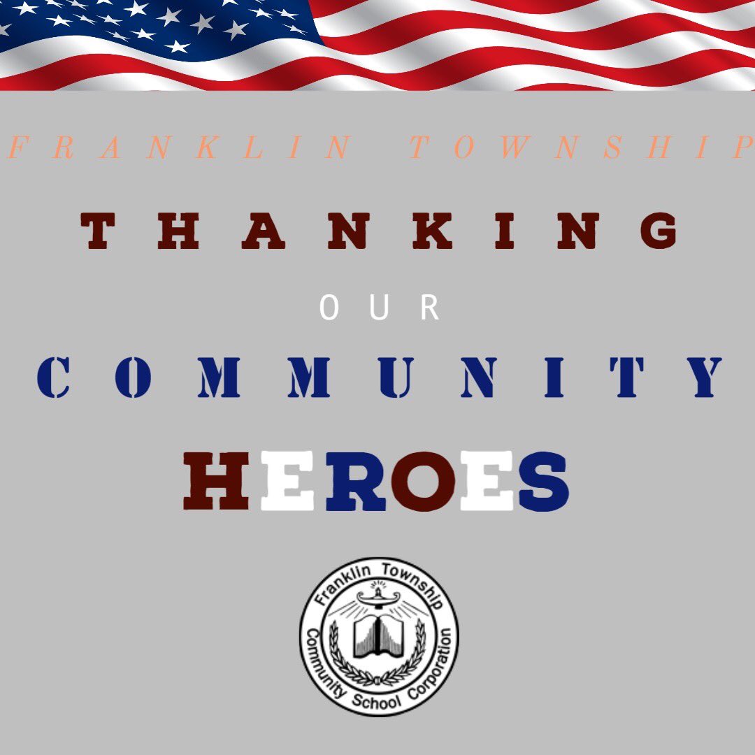 FTCSC's tweet photo. They inspire, protect, provide medical care, make sacrifices for us. They have sprung into action to meet the needs of others within our community at our local food banks. Post a picture & tell us about your local Franklin Township Hero! #WeAreFlashes #FinishStrongFlashes⚡️ https://t.co/mZKSCYaKsn