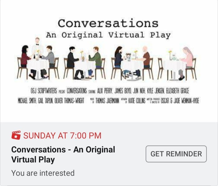 ojscriptwriters's tweet image. This #audiodramasunday #audiofictionsunday watch the cast perform live on Facebook and YouTube! #virtualplay #conversations