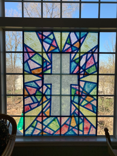 _rbschool's tweet photo. Check out this awesome "stained glass" project from Mrs. Brooke Starghill, our elementary art and technology teacher. RBS Elementary teachers went the extra mile to keep our students learning throughout the quarantine! https://t.co/tzhGknKasO