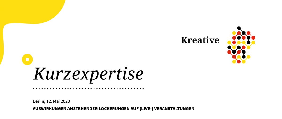 Lockerungen und gut? Mitnichten. Unsere Kurzexpertise beleuchtet, warum die Aussichten für viele Kultur- und Kreativschaffende trotz Lockerungen düster bleiben. #Kreativwirtschaft
bit.ly/kurzexpertise-…