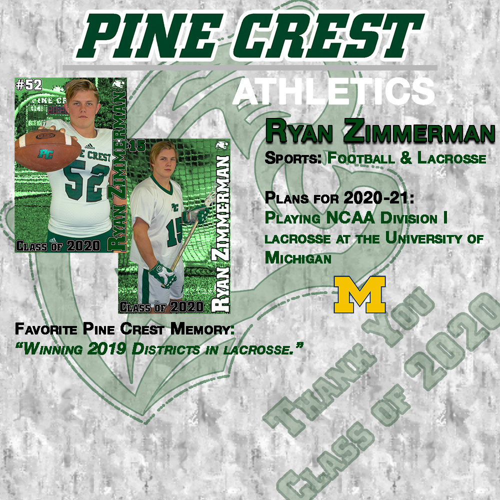 GoPineCrest's tweet photo. Thank you Ryan Zimmerman for your career contribution to Pine Crest Athletics #PC2020 #PCBBall #PCFootball #PCBLax #PCBTennis https://t.co/iI6ntHKnjS