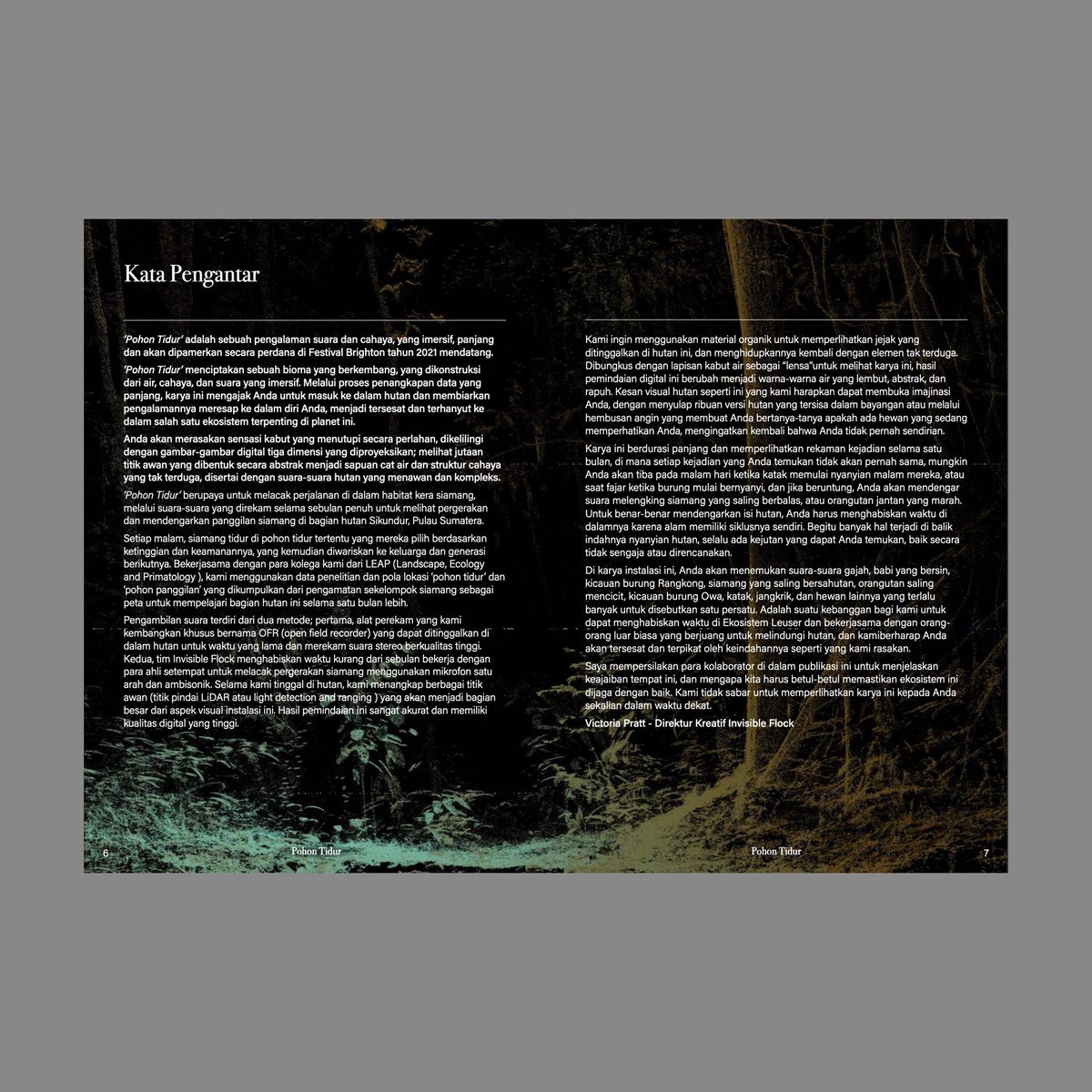 invisibleflock's tweet photo. Pohon Tidur - Our Sleeping Tree Publication is now available online as an Indonesian Edition.
.
We’re delighted to share it with our friends and contacts in Sumatra and beyond. It is on our site in our new Publications section: https://t.co/fBRstVlF8m
.
#ecology #art #forests https://t.co/v7hRnuPZGx