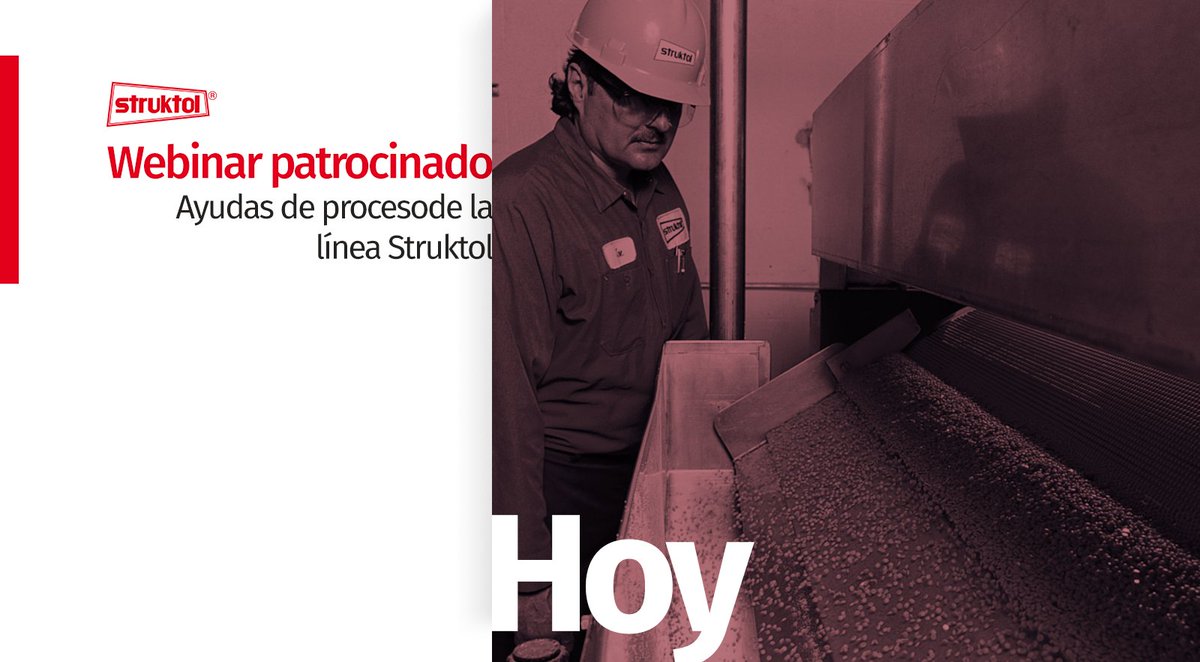 sltcaucho's tweet photo. 💻 Hoy te esperamos en el #webinar traído por @Struktol_Rubber: Ayudas de proceso de la línea #Struktol.
➡️ Inscripción es 100% gratuita
https://t.co/3b2ztPrWQ8
➡️ Saber más
https://t.co/D1O63s2tLi https://t.co/0hS1DnWx8k