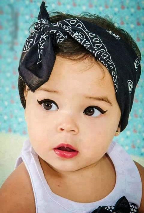 Cutest babies in Bandana #AsimRiaz