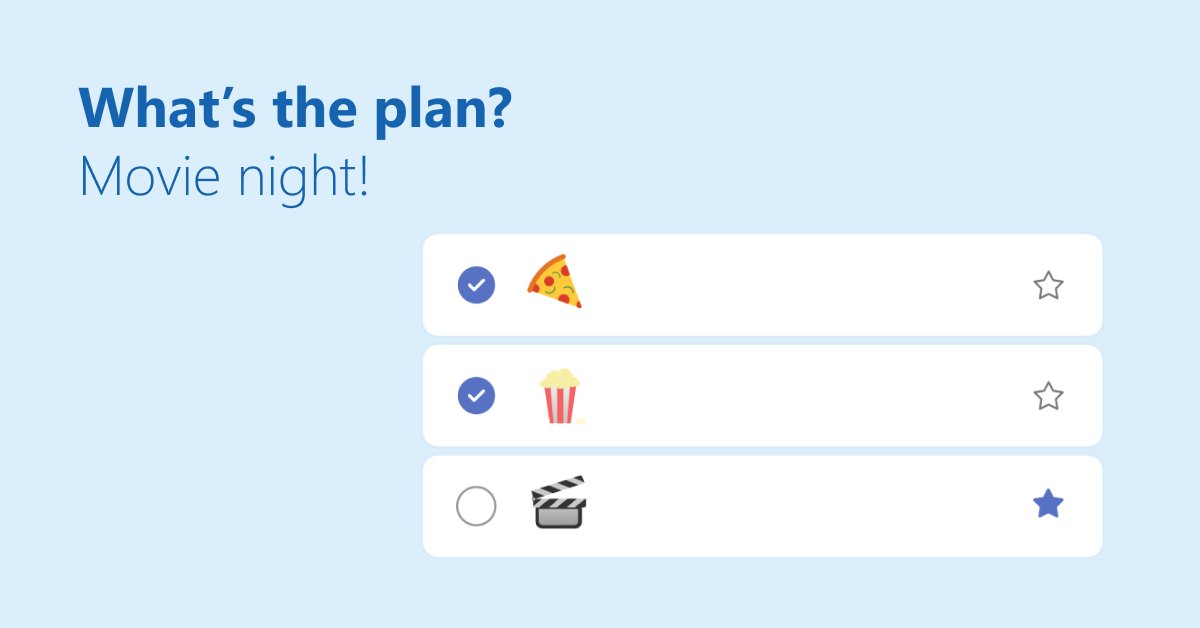 Microsoft To Do tweet media