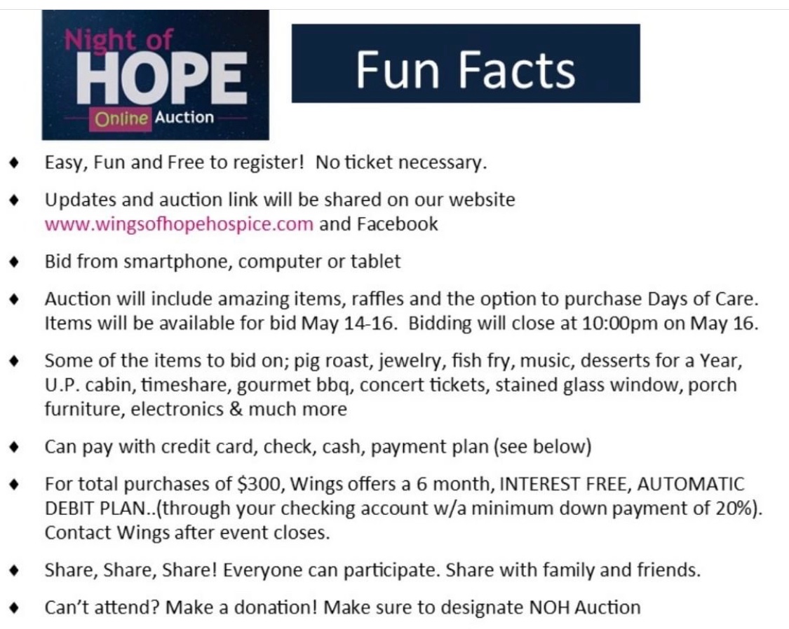wingsofhopehosp's tweet photo. Bidding starts TODAY for our Night of Hope Auction! Go to https://t.co/Gul437Iy3p For more details. https://t.co/gxV8yM84Qd