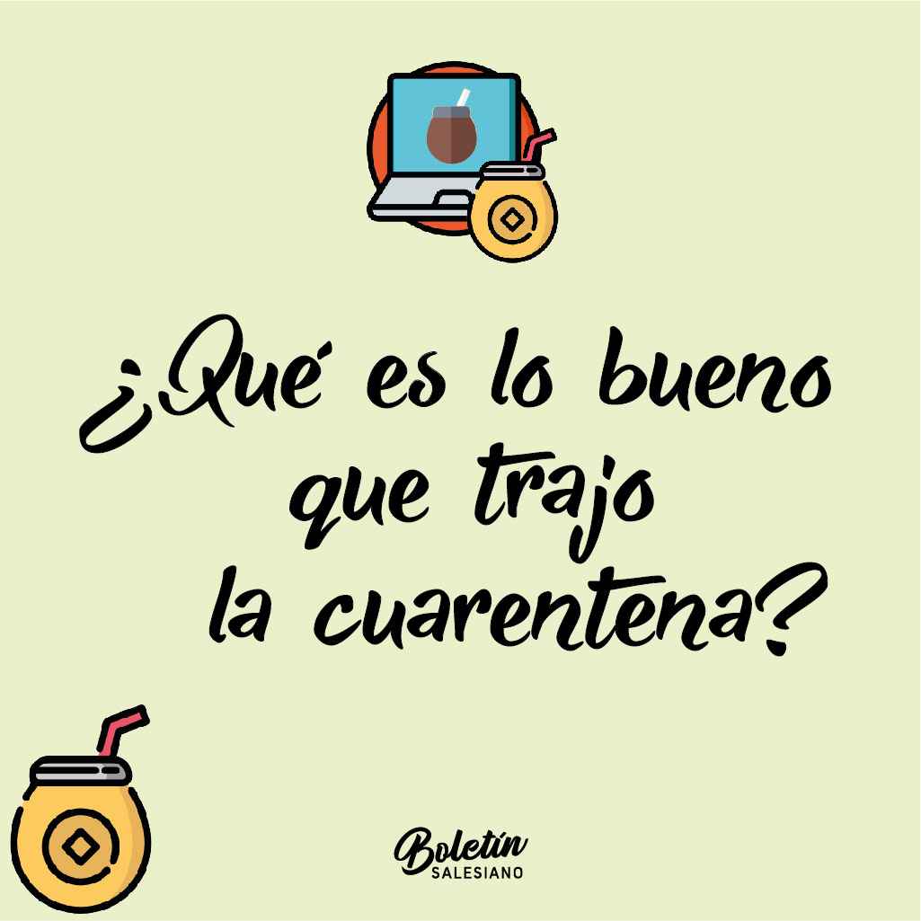 BoletinSalesian's tweet photo. #Mateadas Un grupo de chicos y chicas de La Pampa se juntaron por videoconferencia par charlar sobre la cuarentena. Te compartimos algunas de sus respuestas y te invitamos a sumar tu voz!
Y vos, ¿qué encontraste bueno en estos tiempos de aislamiento? ¡Comentá! 👇🏻👇🏽👇🏾 https://t.co/i6eD7ChT2Y