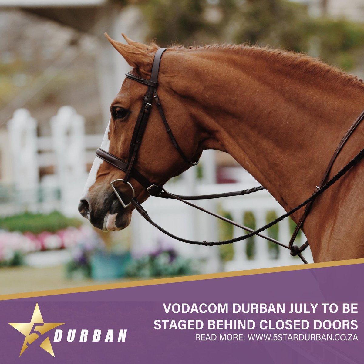 Vodacom Durban July to be staged behind closed doors! 
Read more: 5StarDurban.co.za 
#5Stardurban #Durban #VDJ2020