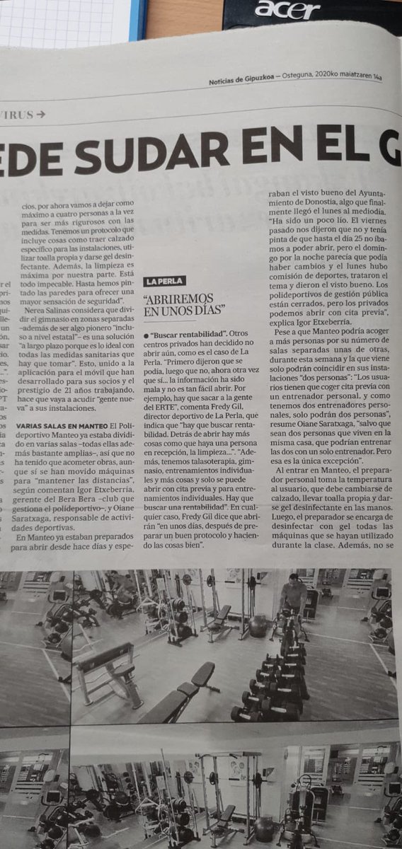 manteokiroldegi's tweet photo. Ya puedes venir con tu entrenador personal y cita previa al gimnasio de Manteo!! 
🏋🏻‍♀️🏋🏼🏋🏻‍♂️
Gracias @NotGip ! https://t.co/39APGjXXz6