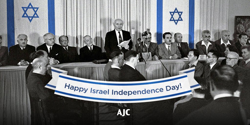 On May 14, 1948, David Ben-Gurion declared the independence of the State of Israel.

Against all odds, Israel prevailed and continues to flourish to this day. 

Happy birthday, Israel! 🇮🇱