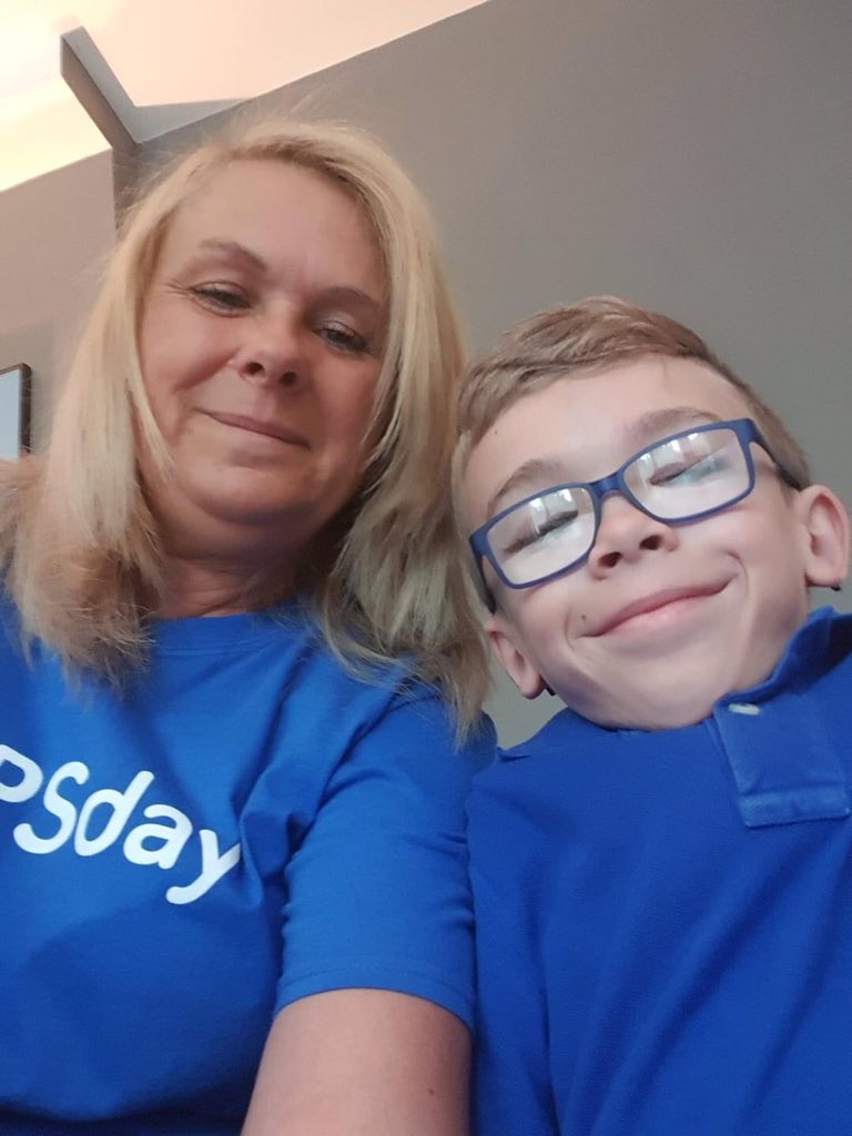 Tomorrow @SurreySqSchool we #wearitblue with our hero @LionHarveyBrown in support of @MPSSocietyUK Look out for our zoom assembly pics plus we look back at a previous Year 6 show when Harvey was in Year 2! #EverybodyIn