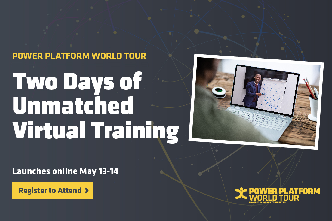 D365Communities's tweet image. Another great day of virtual learning at the #PowerPlatformWT coming at you! What is everyone most excited to learn about?