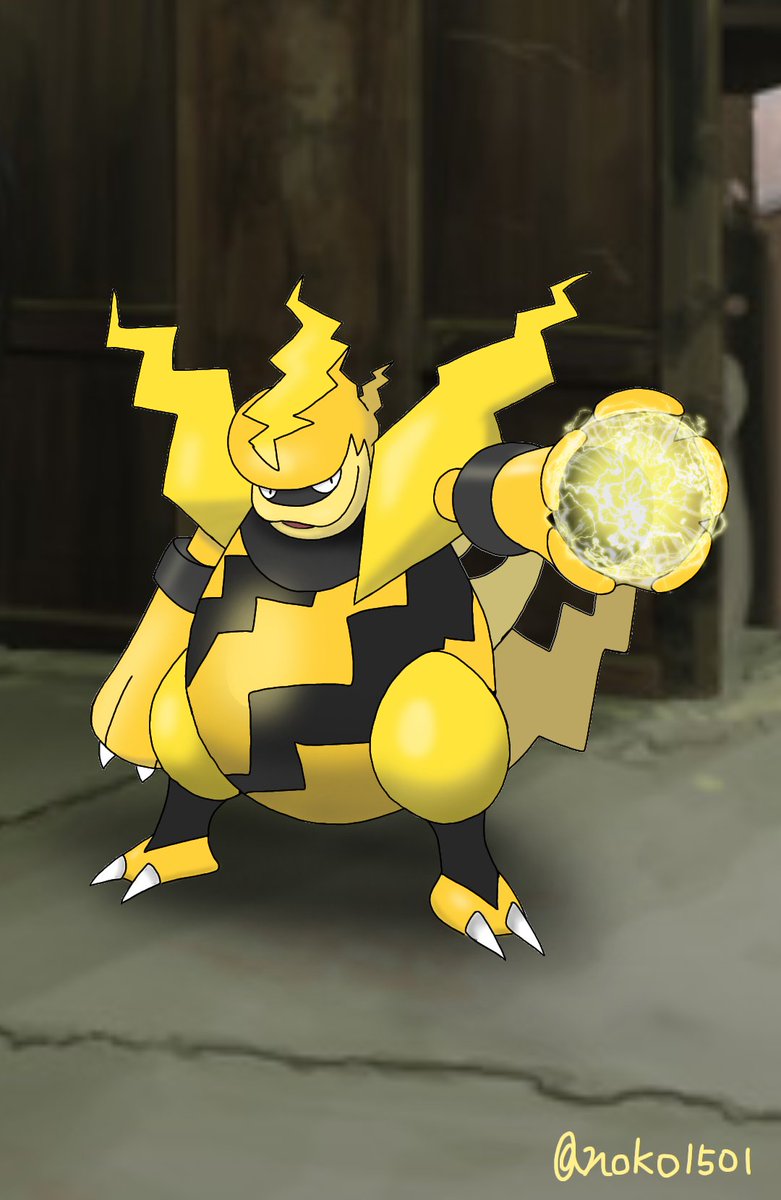 ナカノコ Pa Twitter ブーバーン希少種 タイプ でんき むじんはつでんしょにて はっけんされた ブーバーン どういう けいいで でんきタイプに へんか したかは いっさいふめい うでの さきから 00まんボルトの でんげきを はなつ ポケモン ポケモン希少種