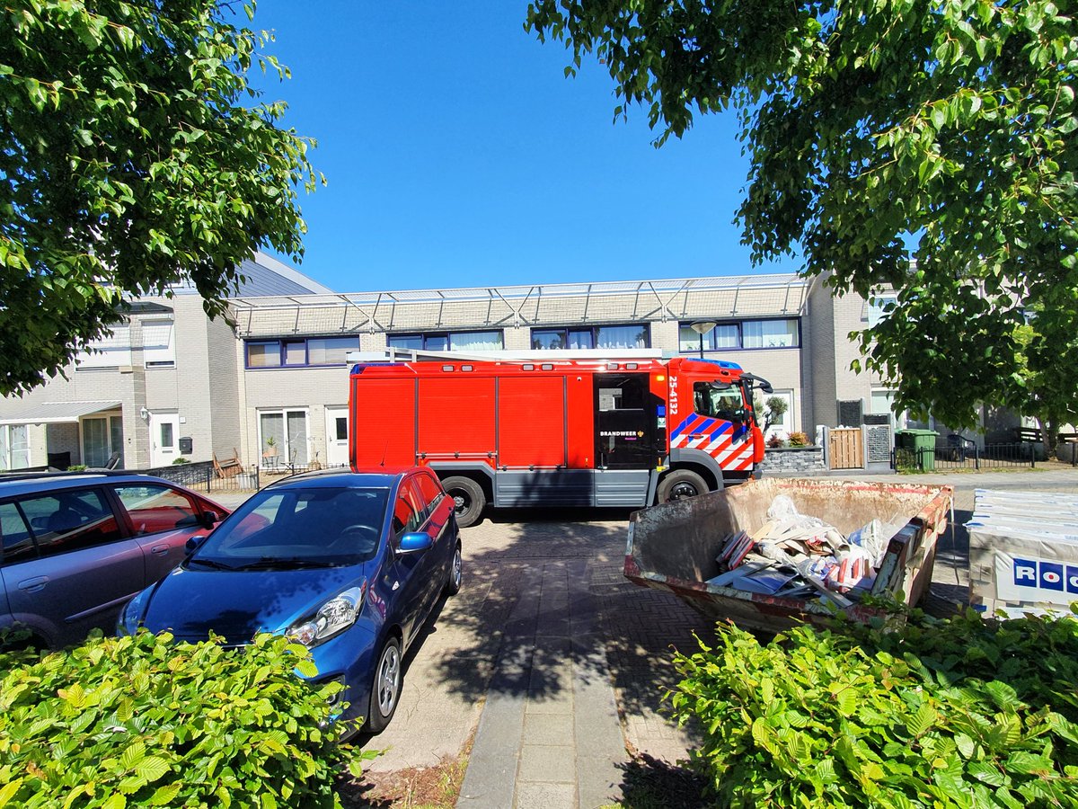 Melding brandweer Siciliëstraat Eilandenbuurt
