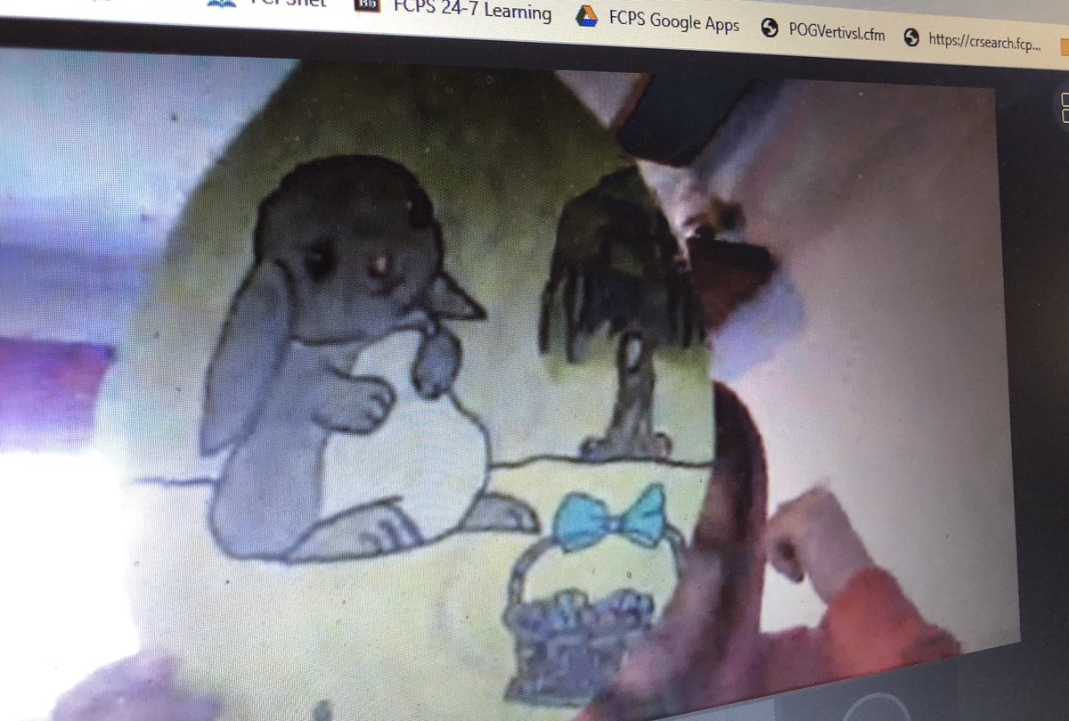 Jmschickel42's tweet photo. Thanks @MsODea1 G6 artists for doodling an optical illusion with me &amp; sharing what you’ve been creating at home!! Love the sense of space &amp; detail in the basket in this Easter drawing!!! @StratfordLndgES https://t.co/EiACRsP0ld