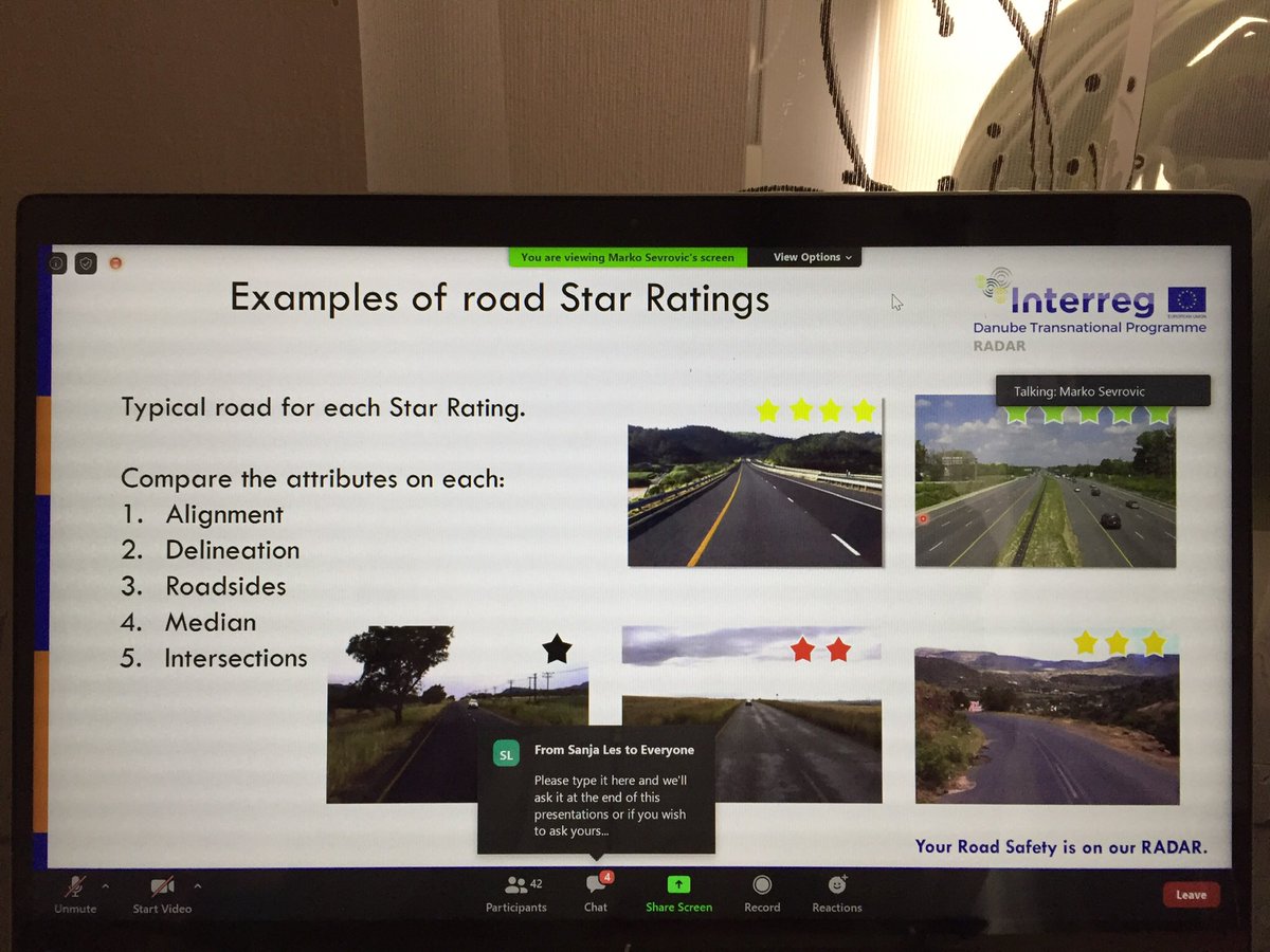 MRSMoldova's tweet photo. Day 2: ONLINE Road Infrastructure Safety Training Course of @RADARprojectEU ! #roadsafety #roadinfrastructure #makeroadsafe @iRAPSavingLives @EuroRAP @SergheiDiaconu @mihailovatani @AMZS_si @fpzhr https://t.co/F7xctZTFAZ