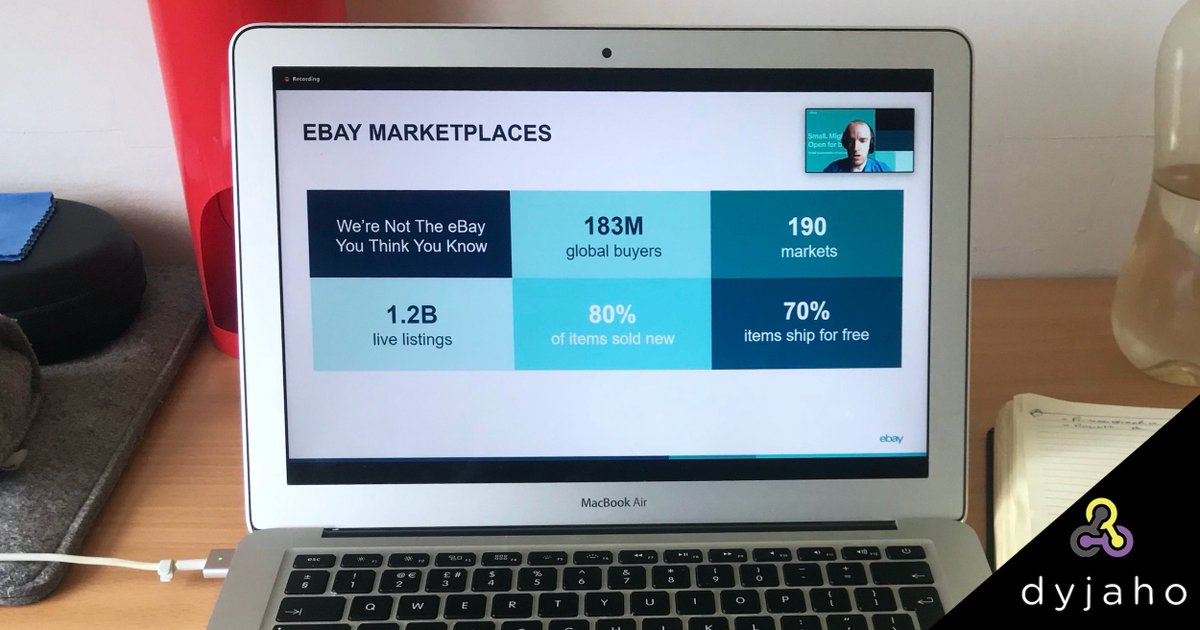 Today was a learning day in Dyjaho. 
We attended an <a href="/eBay/">eBay</a> webinar to refresh our knowledge and skills of the platform🛒

Helping clients transition from bricks &amp; mortar to e-commerce over the past few weeks, eBay has proven successful in helping them to continuously grow...
