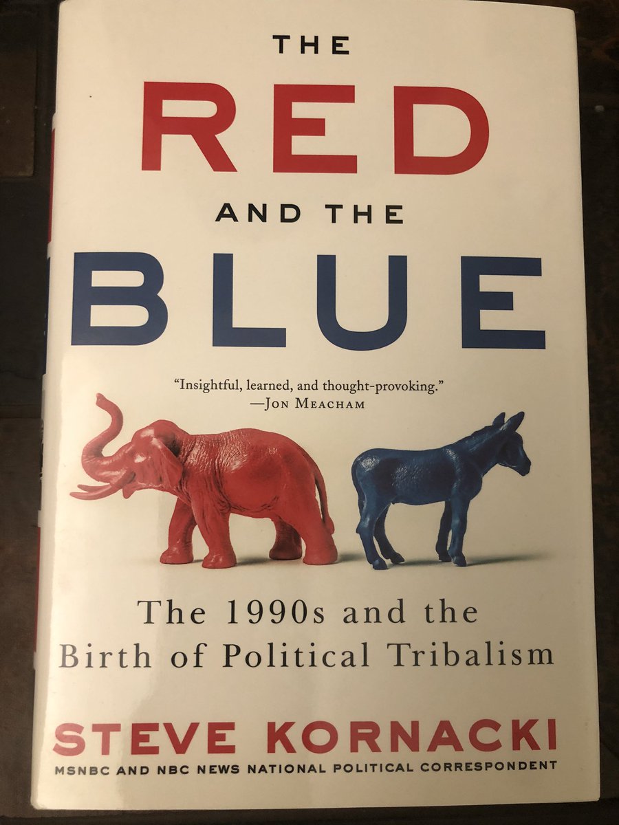 Today’s 2 books on one specific topic: the deep roots of today’s hyper-partisanship.“The Polarizers: Postwar Architects of Our Partisan Era” by Sam Rosenfeld“The Red and the Blue: The 1990s and the Birth of Political Tribalism” by Steve Kornacki