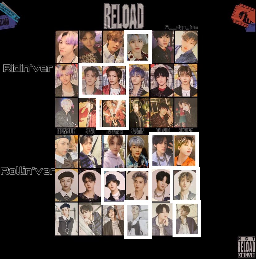 NCT DREAM RELOAD キノ ヘチャン トレカ www.cartoriodiamantinomt.com.br