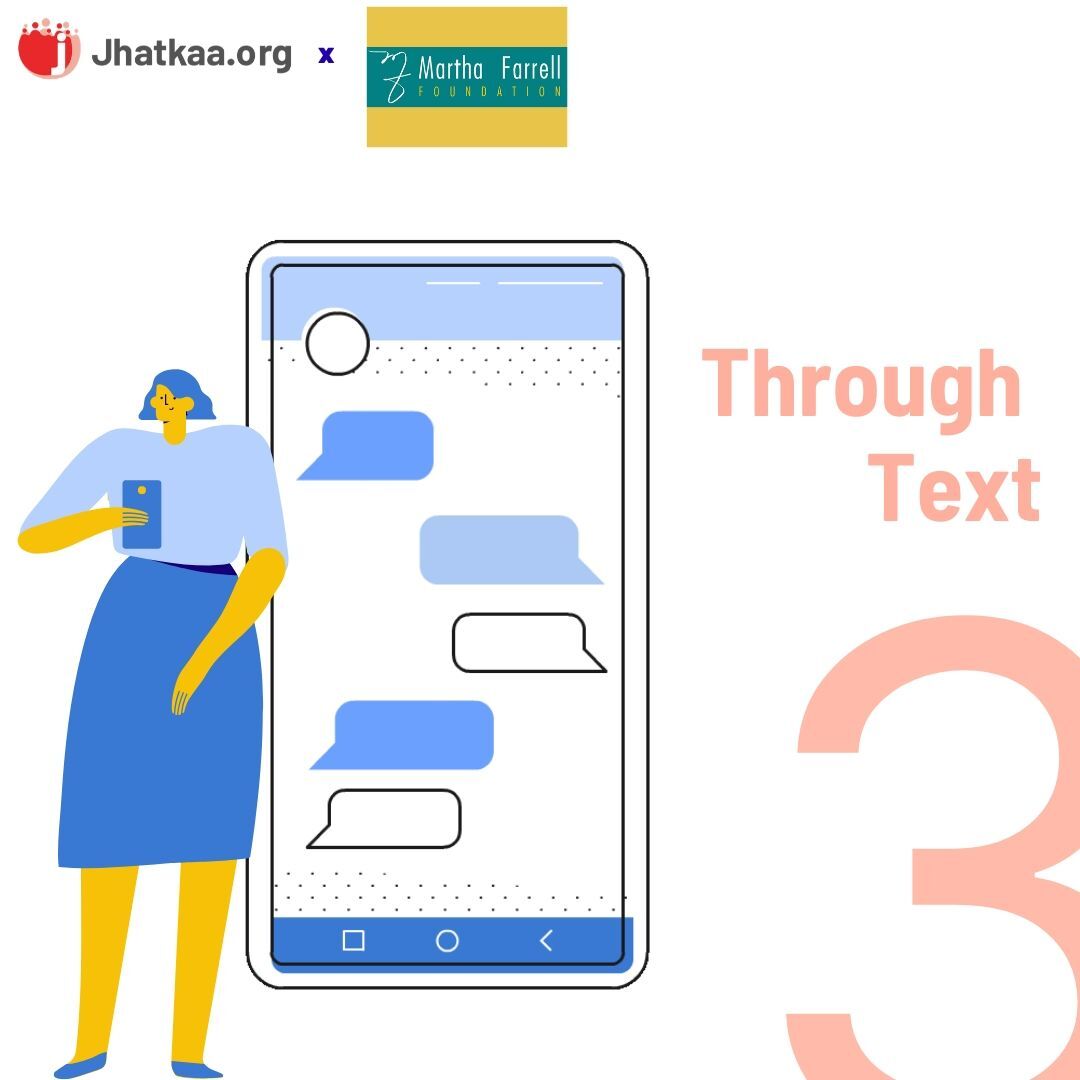 Jhatkaadotorg's tweet photo. Text msgs:  Some of the examples of how sexual harassment can take place through text msgs are sexual comments, stories and jokes, using crude or obscene language or gestures through SMS or MMS. @FoundationMf #DemandSafeWorkplace https://t.co/m6QvZaUd5z