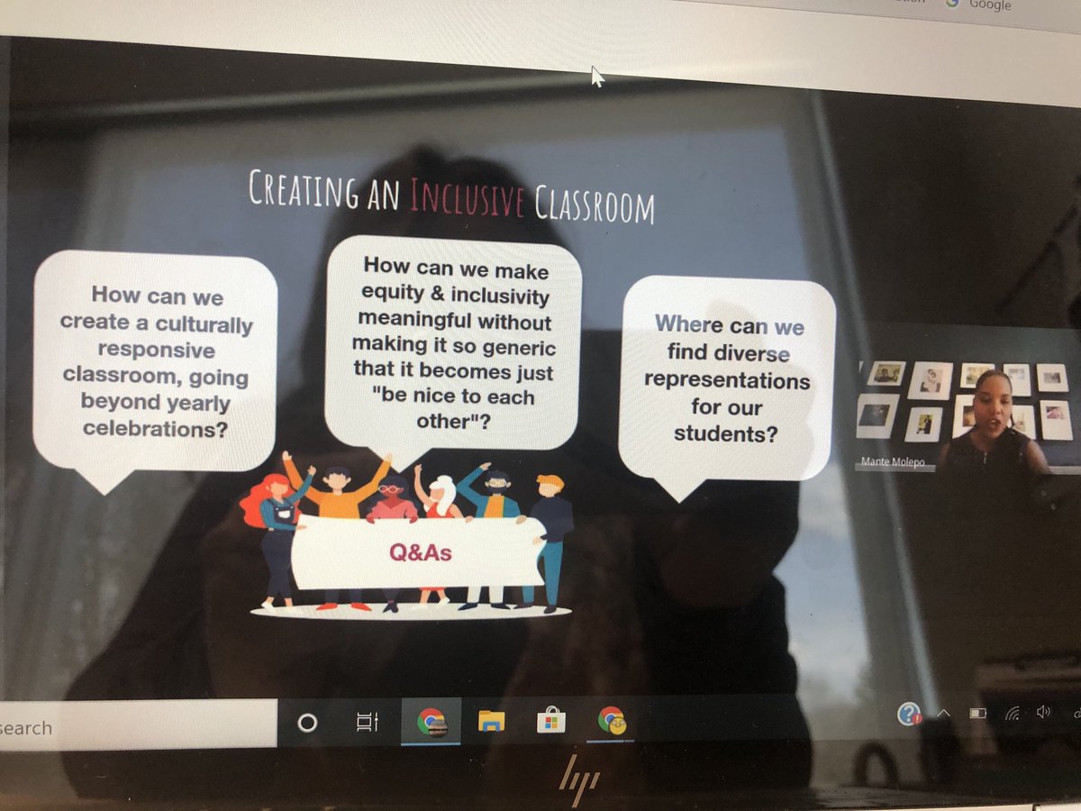 MmeNicoletti's tweet photo. “We need to go beyond simply celebrating and acknowledging our diversity” - It is about inclusivity- equity must be rooted in our system, in our culture. It must be reflected in our daily interactions and our beliefs. #ocsbEquityChat #ocsbAthome https://t.co/2SFfauZUSL