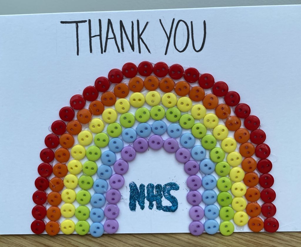 EvasCustomCards's tweet photo. Thank You NHS! 💙 #NHSThankYou #handmade #greetingcards #wetherbyhour https://t.co/YZHBpcp6UG