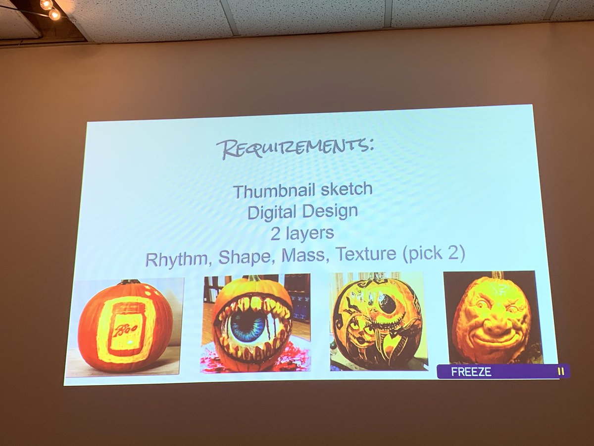 MrsKaseySmith's tweet photo. Today’s throwback goes to my #graphics1 class and a messy lesson on elements of design #WarriorWay #GASDisGreat #MissMyWarriors https://t.co/RwutTICP4K