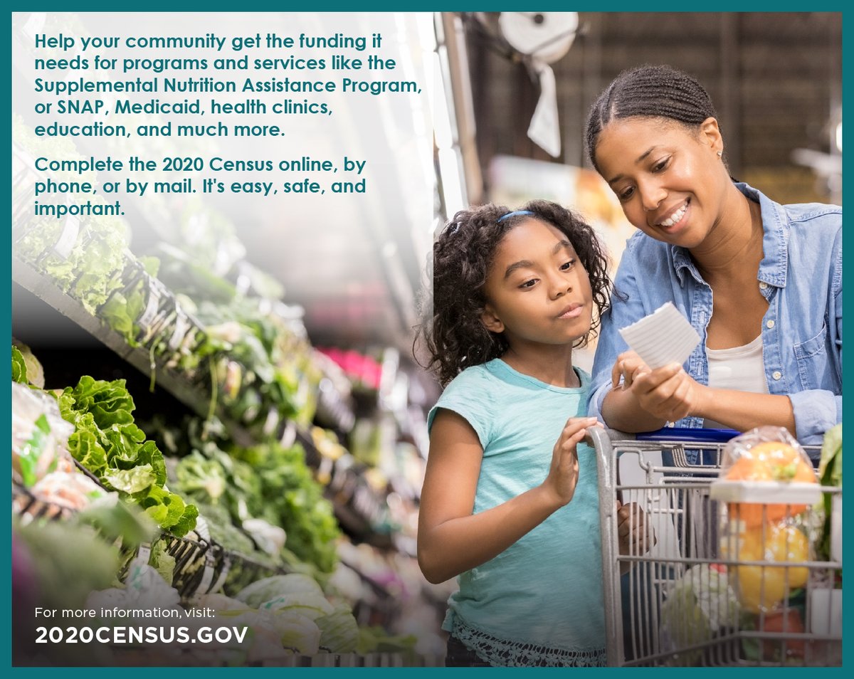 BrevardCo_FL's tweet photo. Funding for programs and services like SNAP, Medicaid, health clinics, education and more are affected by census data. Complete your #2020Census online, on your phone, or by mail. π»π±π«βοΈ #BrevardCounts https://t.co/MnkYzyl0yT