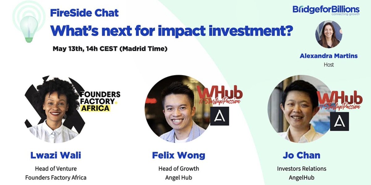 techforgood_es's tweet photo. ¿Qué sigue para la inversión de impacto?  
Tenemos una cita mañana 2:00 PM – 3:00 PM (CEST) en el meetup de @Bridge4Billions 🙌

Para registrarse 👉 https://t.co/9sM6DRycA7
#ImpactInvesting #SocalImpact #ImpactStartup #Future https://t.co/AfyuAooHlH