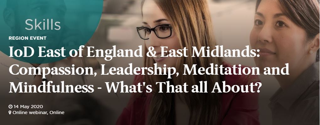IoDEastMidlands's tweet photo. https://t.co/X9Wb85Q07q In our current climate, we may find ourselves drawn towards a compassionate approach to leadership. But what does this really mean? How do we do it? How should we do it? 

#iod #freeevent #tuesdaythoughts https://t.co/BolNB197LY