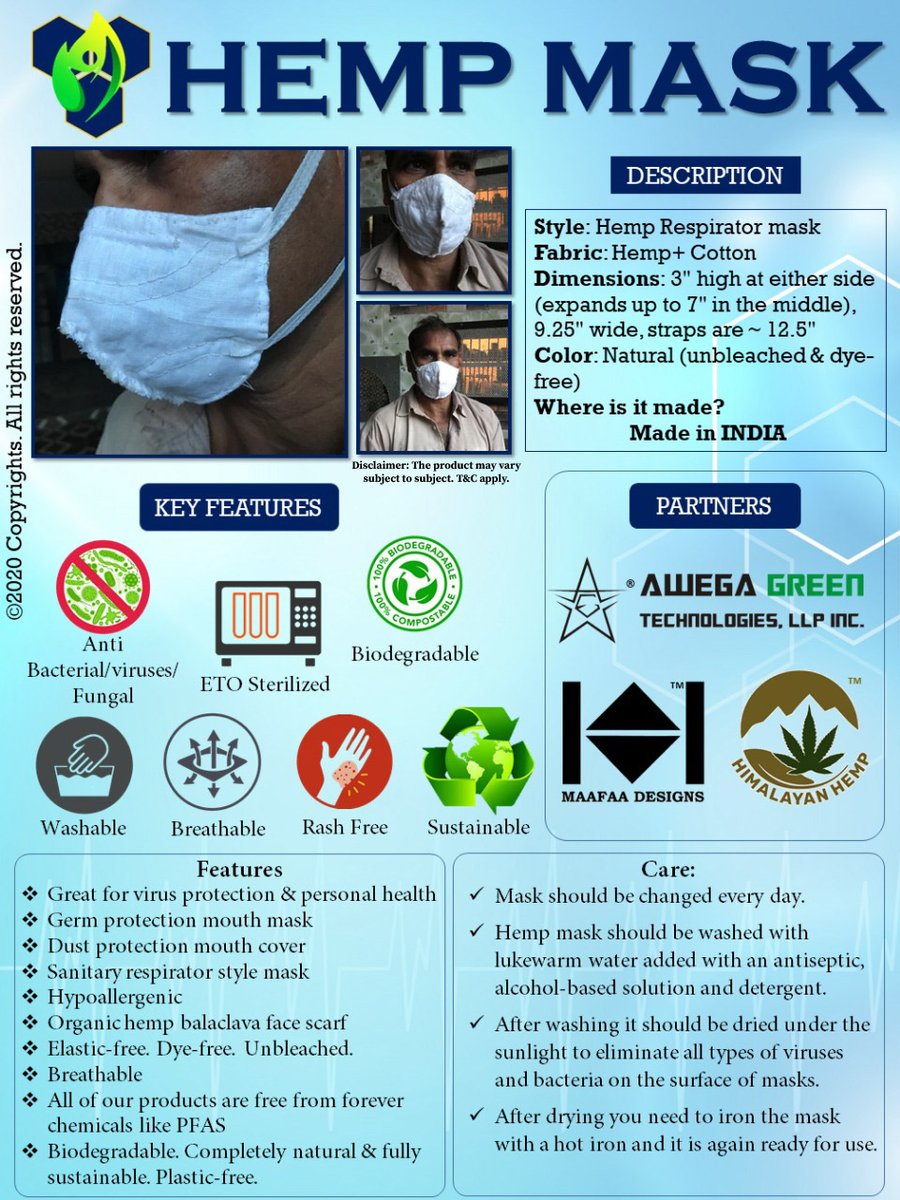 Karansarsar3's tweet photo. @PMOIndia @narendramodi Sir we are a startup @AwegaGreen providing advance low cost reusable N95 masks to satisfy the inland &amp; export demand and supply chain to contribute in our Indian economy. I would like you to please help us as per your current broadcasting.
#MakeInIndia https://t.co/220DKkF7qN