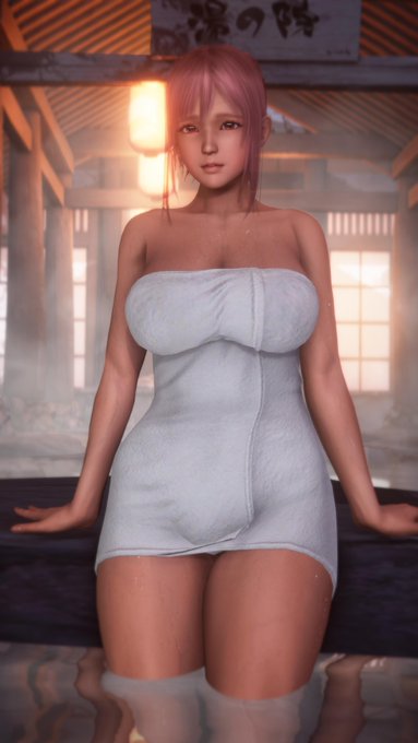 ほのかと一緒に露天風呂

#ハニーセレクト 
#HoneySelect 