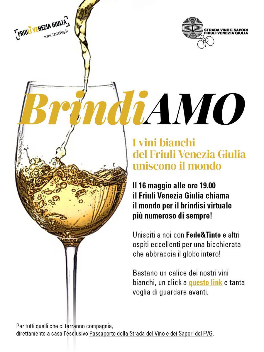 tomizio1's tweet photo. #BrindiAMO #FVGlive #16Maggio2020 ore #1️⃣9️⃣ ⌛🕖
#vino #Fede_e_Tinto #uominiedonne file:///storage/emulated/0/Download/invito%2016%20maggio_ITA.jpg https://t.co/cLVigI3sDi