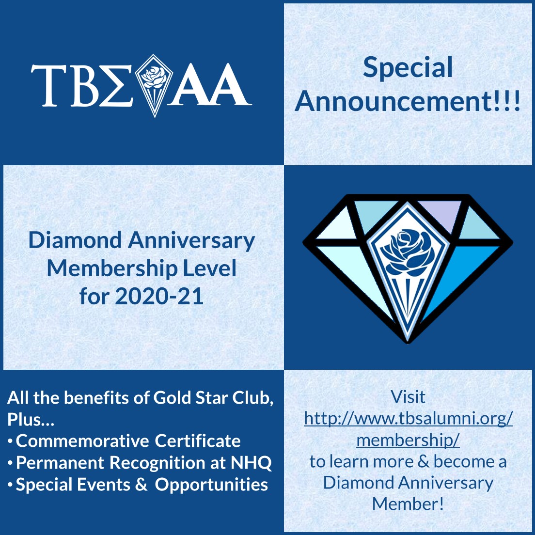 tbsaa's tweet photo. Introducing a special membership option for our Diamond Jubilee year!

https://t.co/Y7R2bMZ7M9

#4Gr8rAlumni     #TBSAA     #TBSAAMembership2020 https://t.co/3p1B3j7x0Z