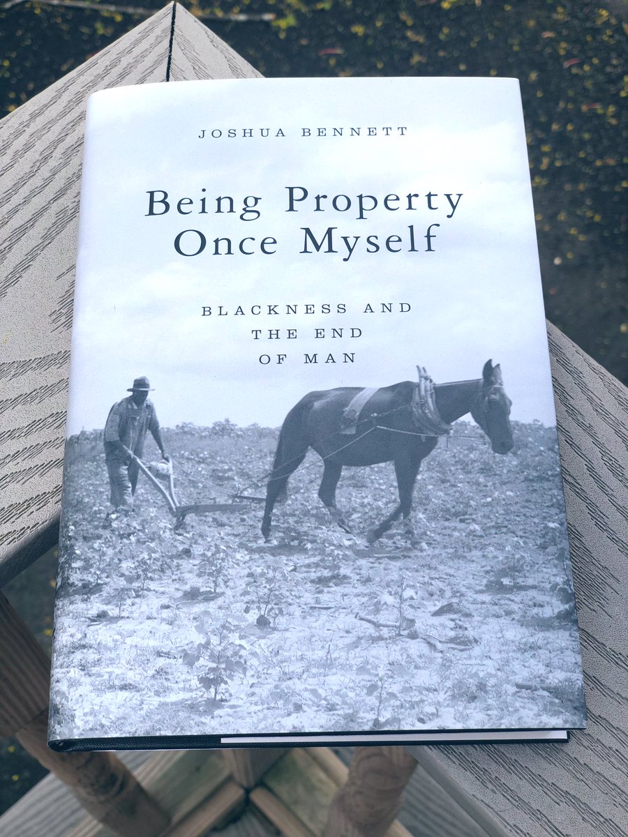 My book is officially here! 

Being Property Once Myself: Blackness and the End of Man. 

From dissertation to debut. What a wonderful feeling.
