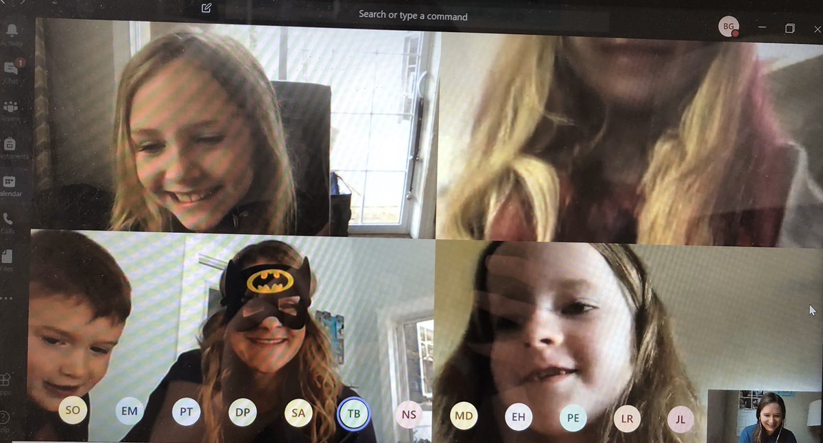 Super Hero Day 🦸‍♀️ Thanks <a href="/CBahendershot/">Angela Hendershot</a> for being our special guest and teaching us the mystery number game! #CBDLP