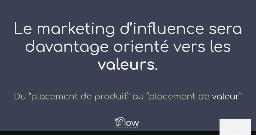 marie_bossuet's tweet photo. Vers plus de profondeur, de valeur et d’authenticité de l’#influencemarketing , pour le meilleur 👍. Merci @camillejourdain et @NowCoworking #nowevent https://t.co/0fxfiSFcrB