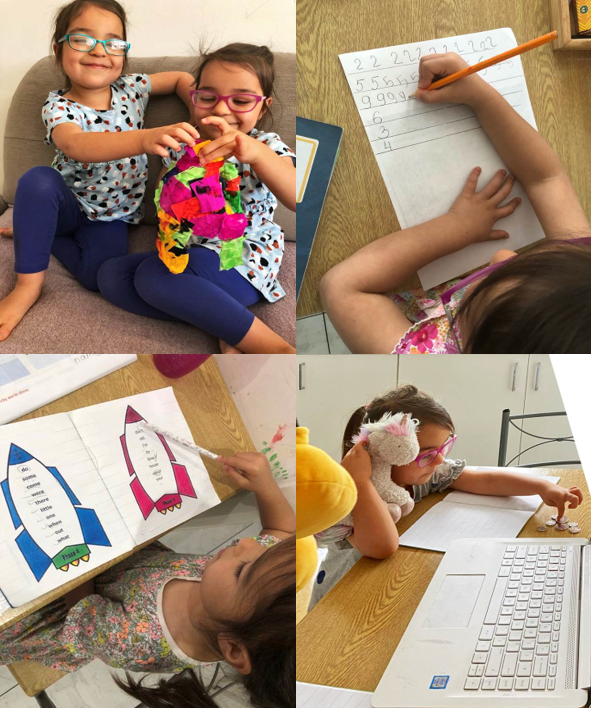 olive__preston's tweet photo. Home learning in action by our Reception children Fatima and Afsa! Wow! So proud of you for working hard and your writing is amazing! Well done and keep up the fabulous work! #ContinuousProvisionAtHome #EYFSCurriculum #ReadingRockets #ConcreteResources #Art #Ambition #WeAreSTAR https://t.co/LRobOweE2U