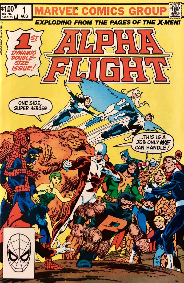 AceComics's tweet photo. Marvel May? Take off, eh?
#marvelmay #alphaflight #johnbyrne #80scomics
Alpha Flight #1 (1983) Discussion and Review
https://t.co/2s8N6MAKIG https://t.co/X4wvasq7Ls