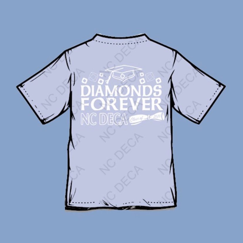 Our #DECAICDCWeek and NC DECA Senior shirts are still available for purchase!!🤩Fill out the form on our website ncdeca.org before the 15th!! The shirts are $12!