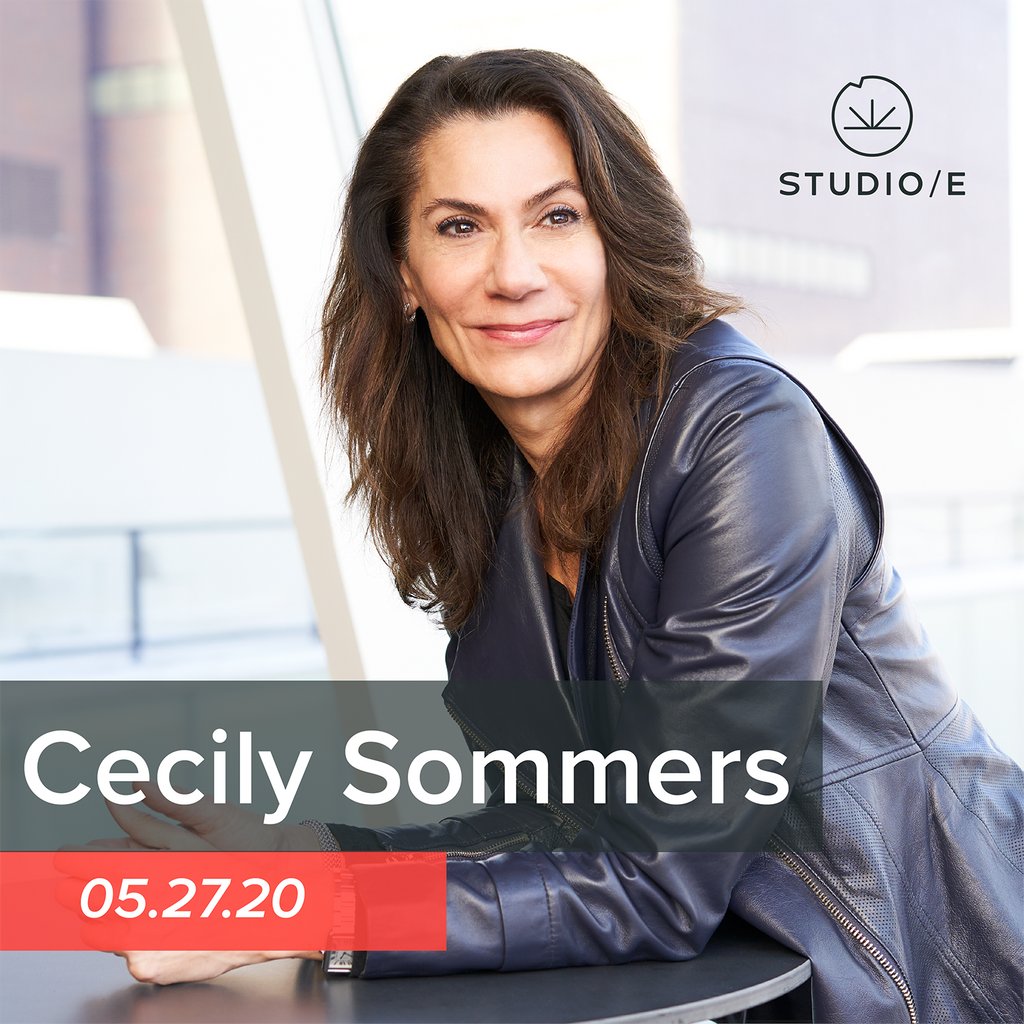YourStudioE's tweet photo. Futurist and Studio/E alum, @cecilysommers
 is joining us on May 27 to illuminate powerful historic trends and unveil important implications to consider as we all create value for these new times we're living in. Join us to create new value for the future! https://t.co/FKpxzZV5Qj https://t.co/pPl7yU5Wbg